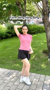 Set đồ tập gym yoga aerobic không túi KSMLOOK bộ đồ tập nữ vải thoáng khí co giãn phù hợp đi chơi tập thể thao QA571