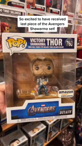 Funko Pop! Deluxe Marvel: Avengers Victory Shawarma Series Collectible Vinyl Figure