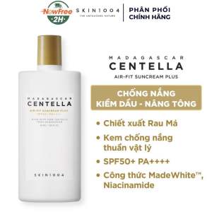 Kem Chống Nắng Skin1004 50ml Cho Da Nhạy Cảm SPF 50+ Madagasca Centella Air-Fit Suncream Plus SPF50+ PA++++ Không Cồn.