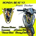 Honda Beat Fi Version 3 Front sticker Accessories for Beat version 3. 