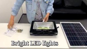 (New upgrade ) Solar Led Outdoor Lighting Lampu Solar Night Light Flood Light High Quality IP67 Waterproof High Brightness Solar Spotlight with Remote Control Light Outdoor Lighting lampu solar street light Apply to Garden Courtyard太阳能灯