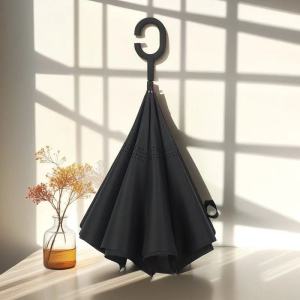 MUZHOUYU | Reinforced Heavy Rain Car Use Long Handle Umbrella