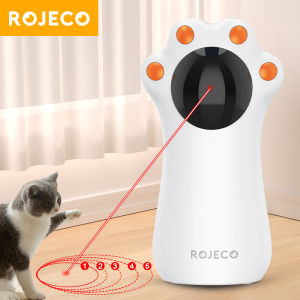 ROJECO Cat Claw Automatic Cat Laser Toy Interactive Cat Toy USB Rechargeable Auto Laser Cat Toy