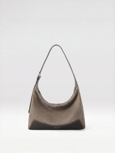 VANESSA HOGAN | Commute Luxe Hobo Bag Suede and Leather