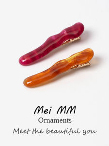 New 2025 Elegant Womens Wave Side Bangs Duckbill Hair Clips Fashionable Korean Style Hair Accessories One Word Hair Strips