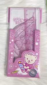 Penggaris Set Fancy / Penggaris 1Set Isi 4/ Penggaris Set Lucu Type F-1312