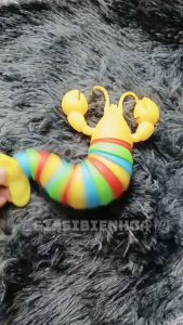 Đồ Chơi Xả Stress Con Tôm Hùm Uốn Lượn Có Đèn Dài 22Cm