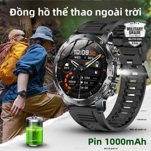 Đồng Hồ Thông Minh T-Rex 3 Dành Cho Nam 1000mAh Chống Nước Cấp Độ Quân Sự 5ATM GPS Bluetooth Gọi Điện Thể Thao Đồng Hồ Thông Minh Có Chức Năng Theo Dõi Nhịp Tim