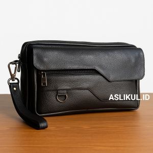 ASLIKUL.ID-Tas kulit slempang pria keren -TAS pria kulit asli keren-sling bag kulit trendy