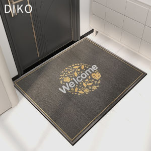 Luxury Entrance Mat Door Mat Dirt Resistant No-Wash Modern Simple Style Hall Mat Machine Knitted Snowy Silk Material Dust Removal