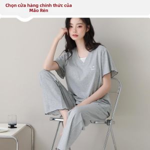 MiiOW | Bộ Đồ Ngủ Mùa Hè Cotton Modal Cho Nữ