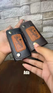 Dompet Gantungan Kunci STNK Mobil dan Motor Model 3 Lipat Resleting Depan Terbaru Unik Lucu Bahan PU Sintetis