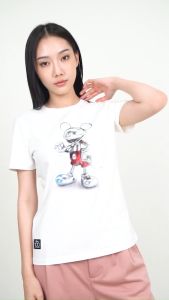 Forest x Disney 100 Year of Wonder Round Neck Tee Ladies Family Tee | Baju T shirt Perempuan - FW820062