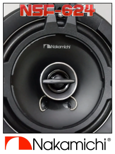 Nakamichi SPEAKER COAXIAL 6 INCH 2 WAY NSF-624 225W Car Audio Speaker