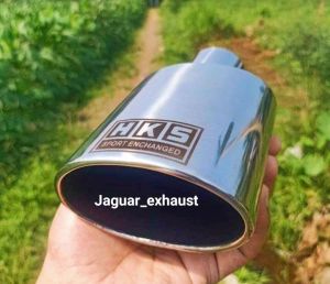 Knalpot mobil suara jet buss / suos hks/ sos hks/ sous hks cabang dua untuk L 300 TRUCK MOBIL BENSIN SOLAR TURBO NON TURBO dll