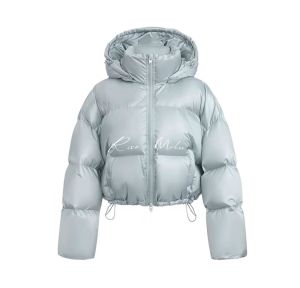 Lightweight Goose down Jacket RIXO DORE French Retro Winter Fashionable Short Coat Womens 90 White Goose Feather Hooded