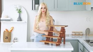 Kệ để bánh BLUEZON 4 tầng trang trí trưng bày sản phẩm