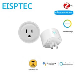 JSPTEC สมาร์ทปลั๊ก Zigbee WiFi ซ็อกเก็ต US แคนาดาเม็กซิโกเปรูญี่ปุ่นฟังก์ชั่นจับเวลาทํางานร่วมกับ Alexa Google Home ZIGBEE3.0