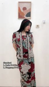 6245 Gatari Batik One Set Rok Setelan Rok Batik Wanita
