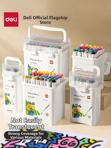deli | Water-washable Non-bleed Color Pens for Art and DIY