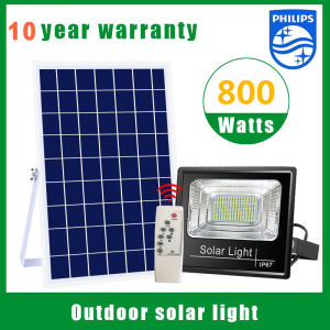 100% Original 10 Year Warranty 1000W Heavy Duty Solar Led Outdoor Flood Light Street Lamp IP67 Waterproof With Remote