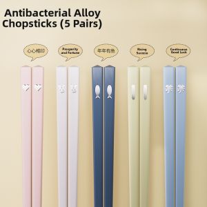 Heat-Resistant Personalized Family Chopsticks