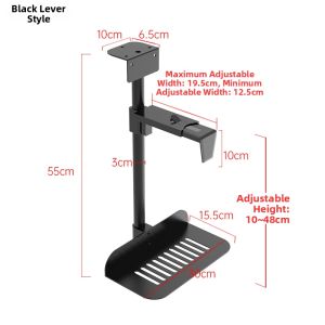 MOLORE | Adjustable Metal Hanging Computer Case Mount