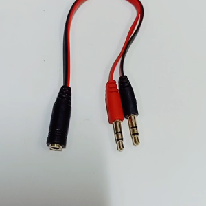 Dây Cáp chuyển 2 đầu 3.5 Audio và Micro ra 1 đầu 3.5mm cho PC Laptop - C23 (Shop Reder)