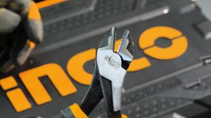 Kìm cắt đầu nặng cao cấp INGCO HHHDCP28180 7 inch thép CrV chống rỉ sét tay cầm cao su mềm chống trượt cắt dây điện cáp kim loại