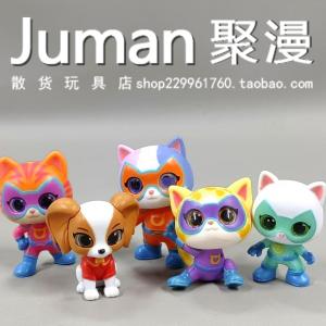 Super Cat Kung Fu Cat Đồ Chơi Mô Hình Đồ Trang Trí Bàn Đồ Chơi Lô-gô Hoạt Hình Đồ Chơi Tĩnh Vật Nhựa Đồ Trang Trí Văn Phòng