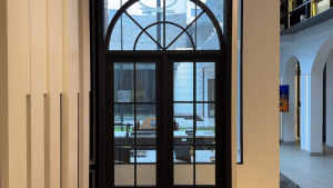 ALPHAMAX ALP 7-SL-IS Jendela Aluminium Kawat Nyamuk Sliding Dua Daun Untuk Ruang Kamar 120 x 140cm