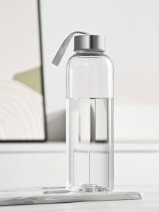 1pc Transparent Plastic Water Bottle 300/400/500ml Water Cup for Drinking Portable Sport Tea Coffee Cup Kids Water Bottle School