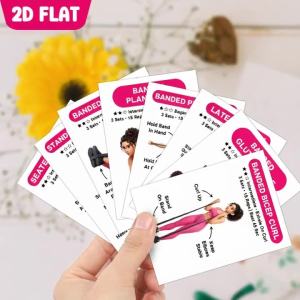 30 Thẻ Bài Tập Thể Dục Toàn Thân Có Hình Minh Họa Hướng Dẫn Tập Luyện Tại Nhà Văn Phòng Phòng Gym Yoga Thể Dục Thể Thao