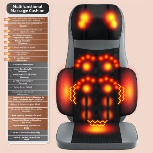 LIWAN | Full Body Electric Kneading Waist and Neck Dual Use Massage Mat