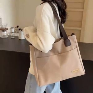 Large Capacity Canvas Shoulder Bag & Handheld Student Book Bag: A Comprehensive Guide