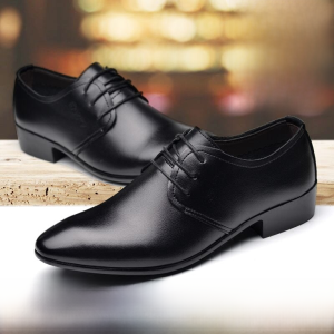 Sharp Toe Business Shoes for Men Spring New Style Versatile British Style Leather Shoes Comfortable All-Match Office Shoes