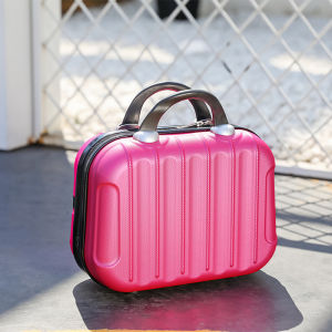 Fashionable Travel Luggage Womens Handheld Carry-On Suitcase 20 Inches Cute Korean Style ABS Material with Lock And Wheels