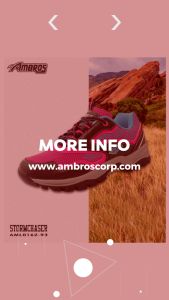 [HIKING SHOES] AMBROS Womens Storm Chaser Hiking Trekking Shoes - Fuchsia/Blue