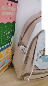< D1-213 > 45CM CAPYBARA Design School Korea Backpack / Beg Galas Sekolah Rendah & Menengah / Kids Girl Kanak-Kanak
