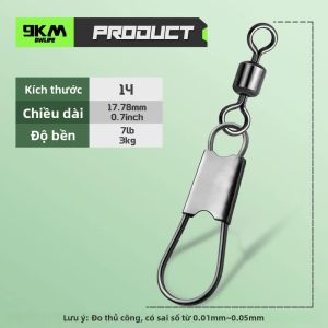 50 Cái Khóa Xoay Câu Cá Khớp Nối Xoay Phụ Kiện Câu Cá Số Lượng Lớn Chất Liệu Đồng & Thép Không Gỉ Khóa Đôi Xoay Cho Câu Cá Trên Biển
