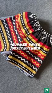 BOXER PAKET ISI 7 PCS Celana Pendek Pria Dewasa dan Wanita Hotpants Anak Terbaru Motif Pantai