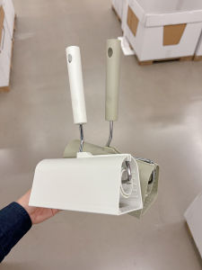 Large 16cm Roll Sticky Hair Remover Duster with Storage Box Short Handle Tearable Paper Household Cleaning Tool Floor Sweeping