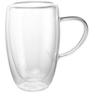 MODERN SWEETHOME | Heat-resistant Coffee Mug with Handle Dual-layer Glass Cup