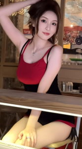 บอดี้สูท ชุดไปฟิตเนส ผู้หญิง เสื้อโยคะ สายเดี่ยว สีทูโทน เซ็ต2ชิ้น(ติดกัน) รูดเชือกข้างสะโพก ผ้าโพลิเอสเตอร์ กระชับยืดหยุ่น เก็บทรง ดีไซน์สวยงาม ใส่สบาย #1307