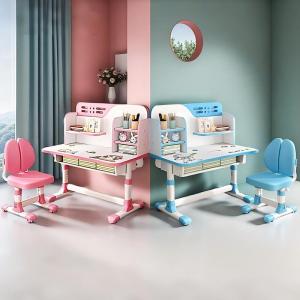Table Trove.PH Childrens Study Table With Chair For Kids Adjustable Table Ergonomic Desk Chair For School Bedroom