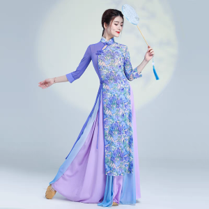 Bộ Đồ Khiêu Vũ Cổ Điển Mới Phong Cách Cổ Điển Quần Áo Khiêu Vũ Đàn Bà Quần Áo Khiêu Vũ Cổ Điển Mùa Xuân Hè Co Giãn