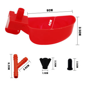 5/10/20pcs Automatic Bird Quail Food Drinker Dispenser Feeder Bird Cage Auto Water Bottle Poultry Drinking Cup Duck Water Bowl