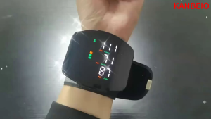 (SG local inventory)High quality intelligent electronic blood pressure monitor wrist measurement precise fast and convenient