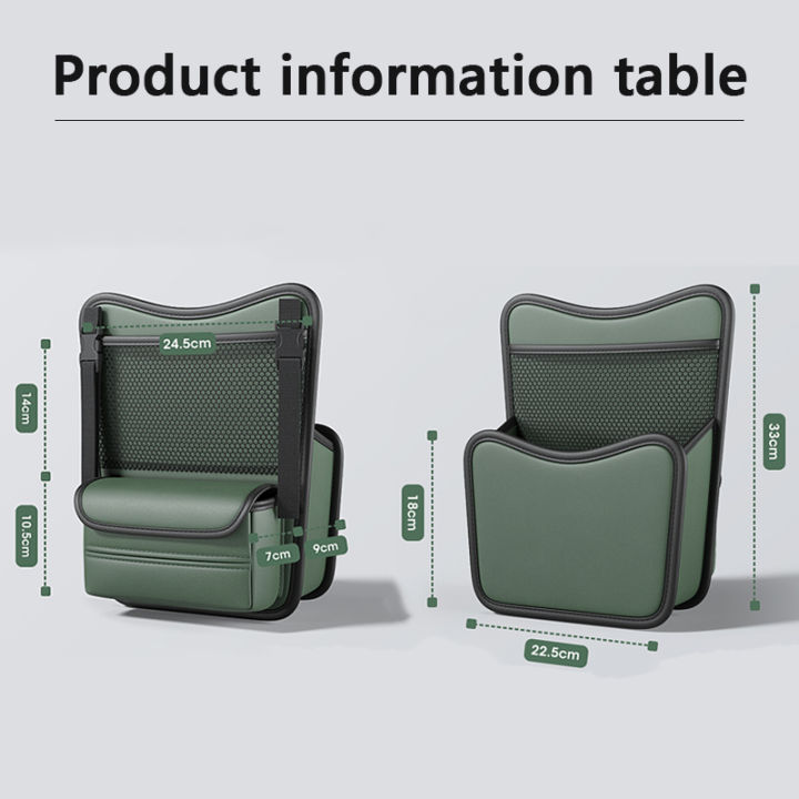 ECOSHIRE Multifunctional Car Seat Storage Bag - Organizer For Backseat Or Trunk - View #7