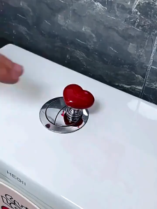 2pc Toilet Press Flush Button Switch Extension Button Bathroom Kitchen Accessories